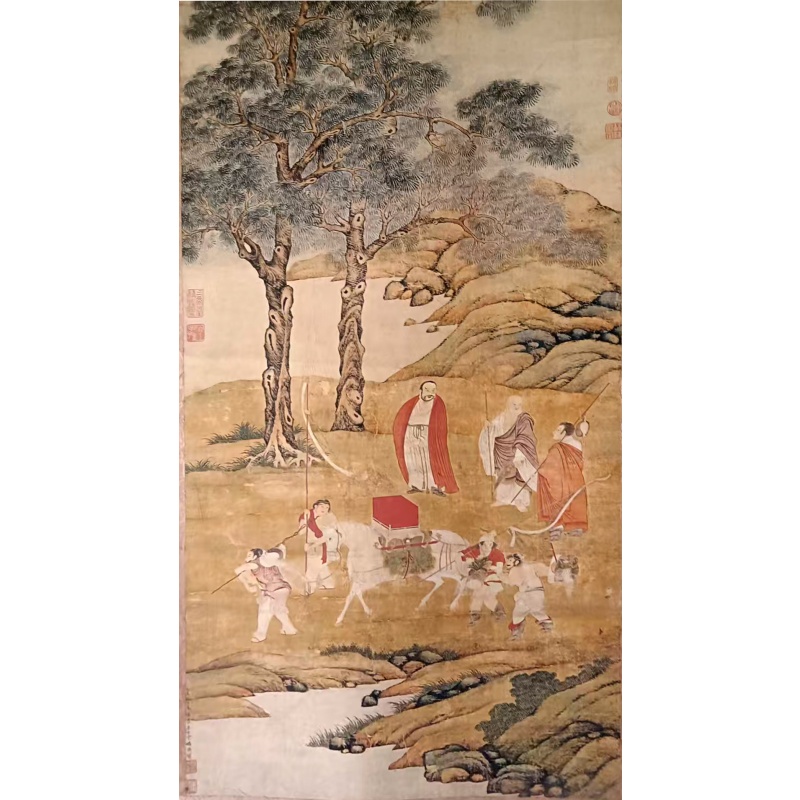 白马驮经图AK1120