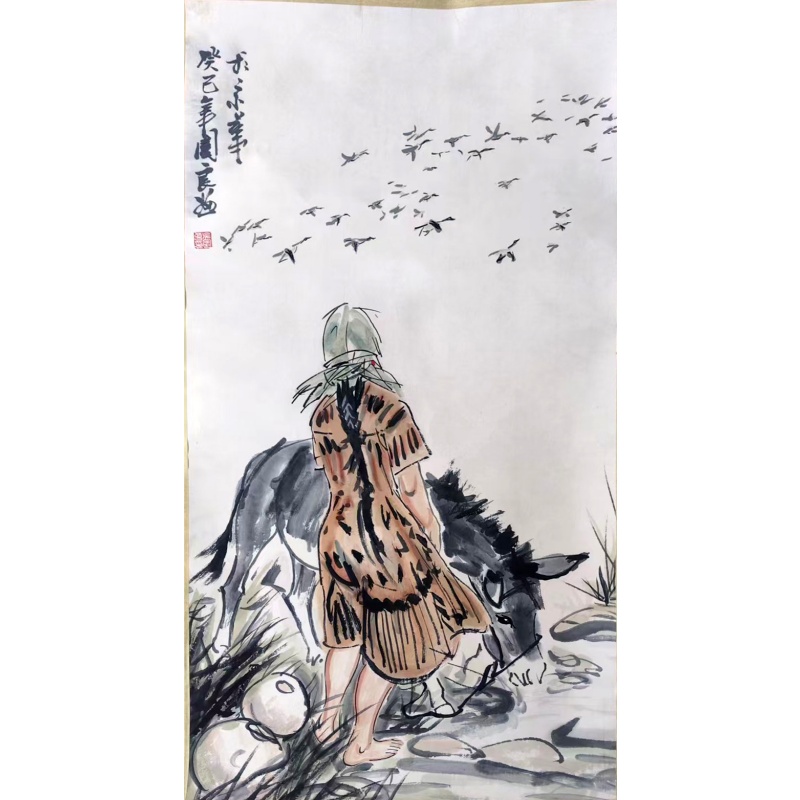 少女牧驴图AE1098