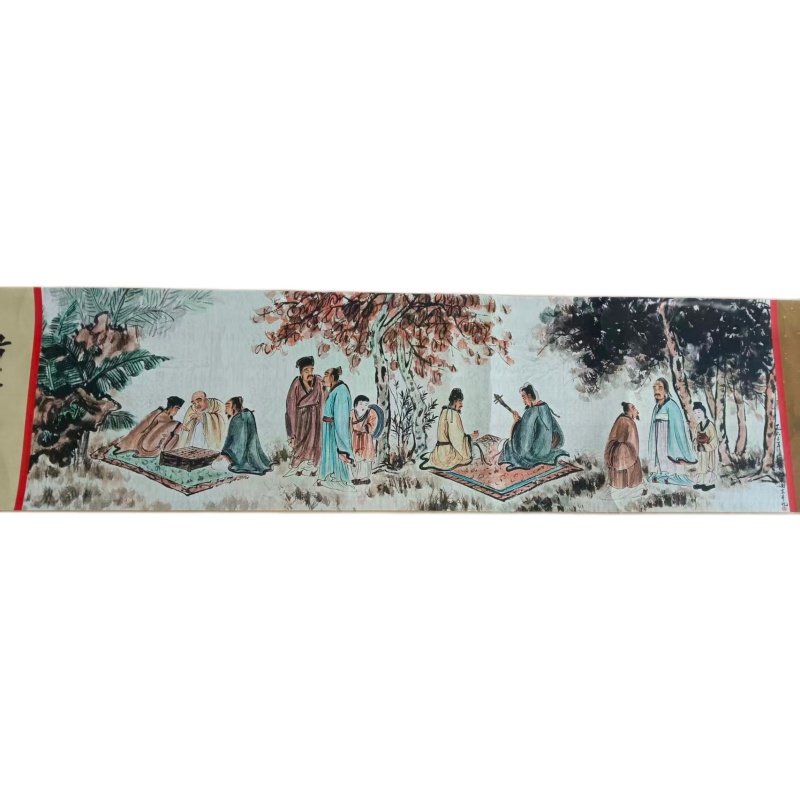 《撫琴图》长卷AE1115