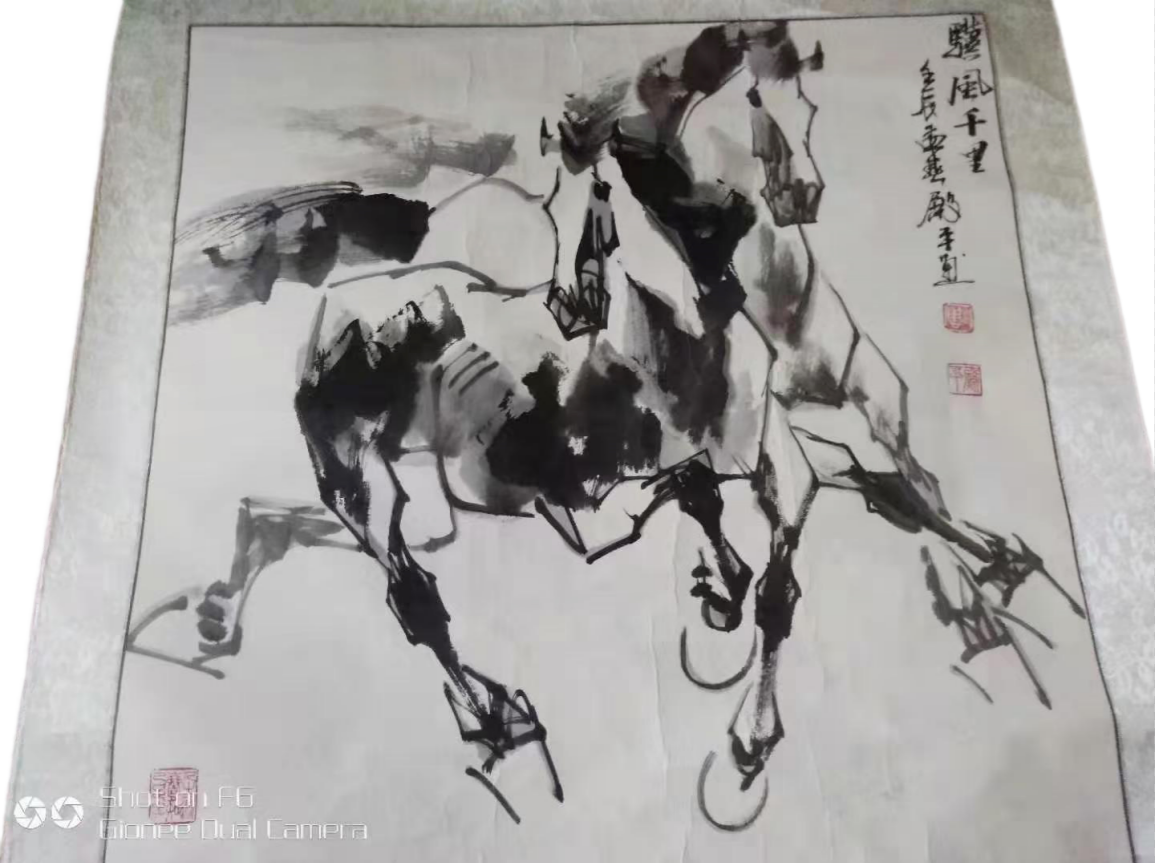 周殿平《骥风千里》AD7012