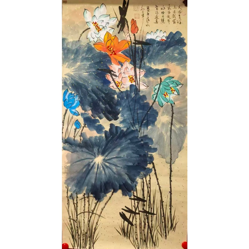 泼彩荷花AE1210