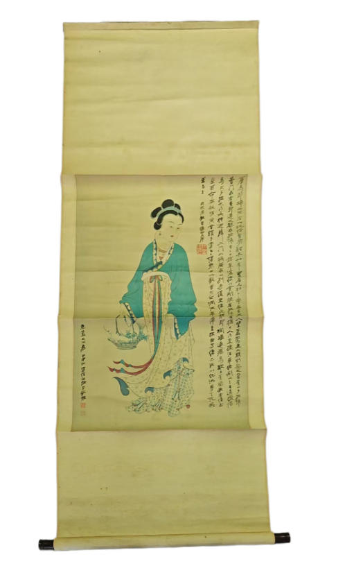 《张大千仕女图》AD7109