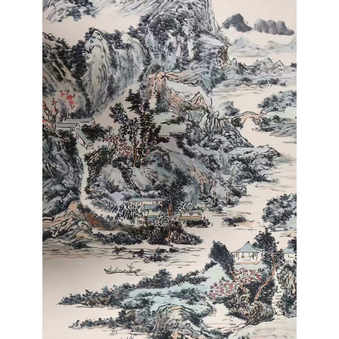 黄宾虹  山水 黄宾虹  书法对联AD7213