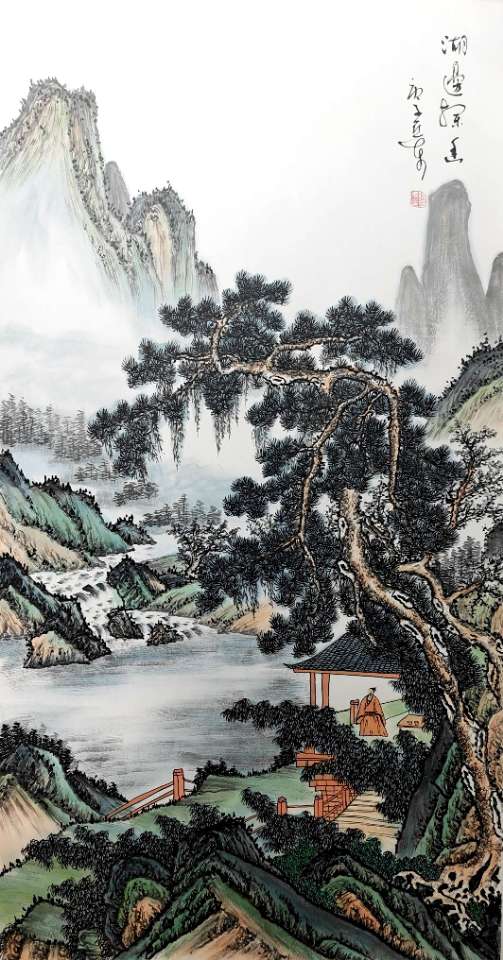 湖边探幽AE1428