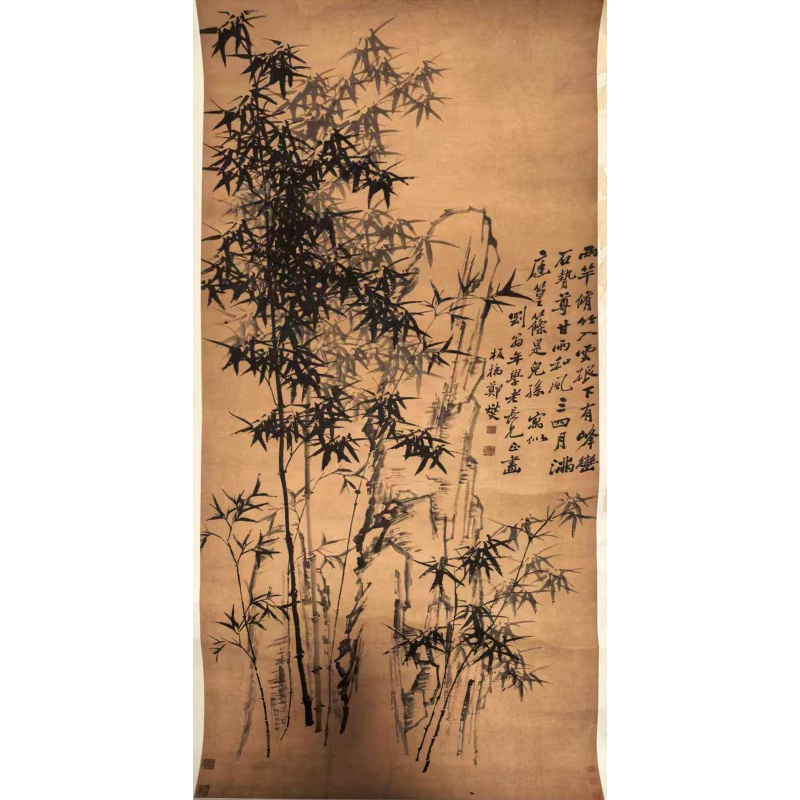 郑板桥竹石图AK1201