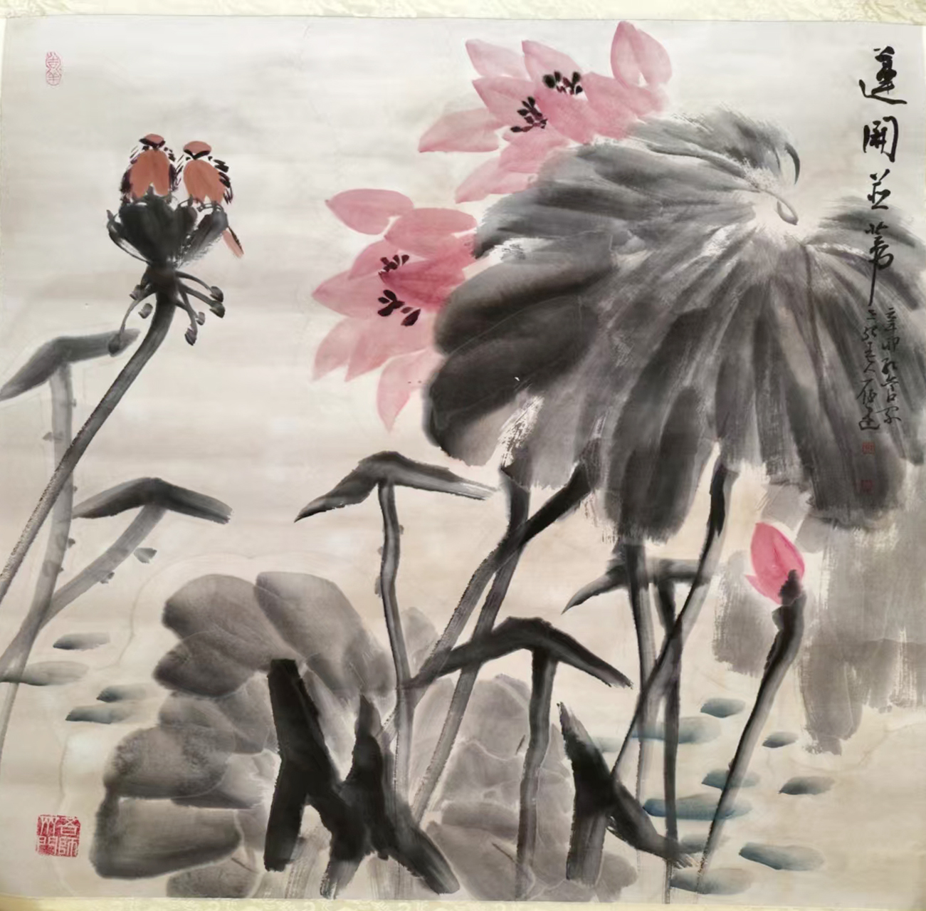 《莲开芦苇》AD7447