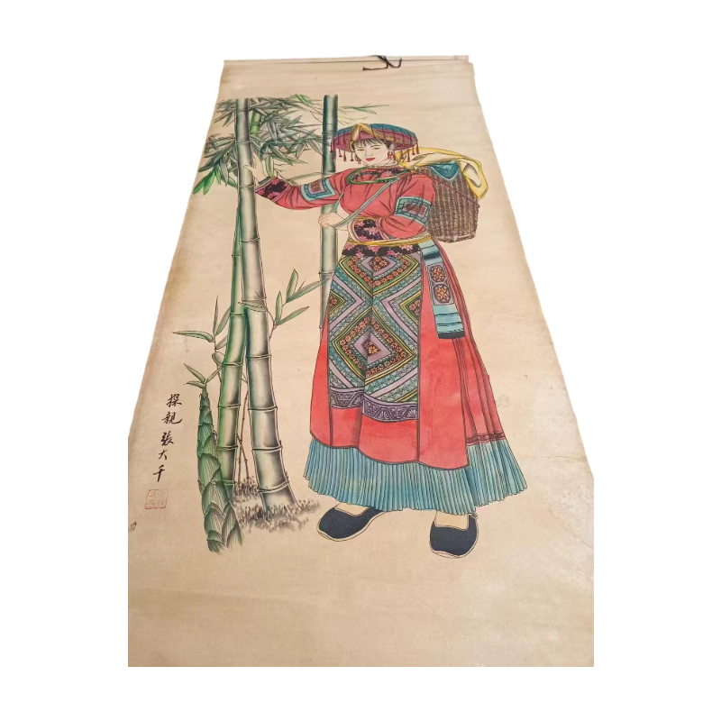 翠竹乡情仕女图AC1410