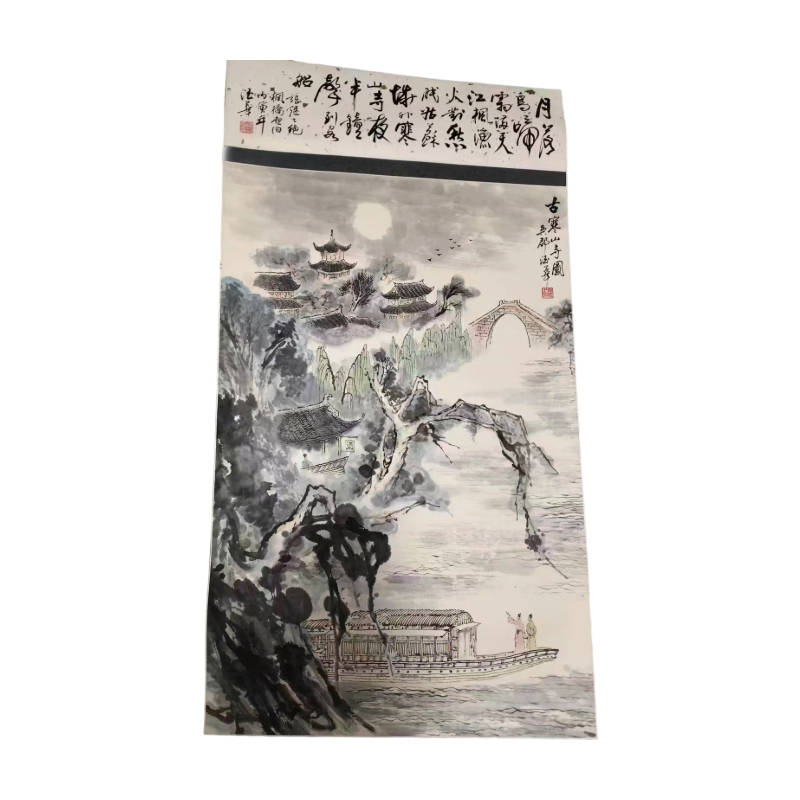 古寒山寺图山水立轴AC1518