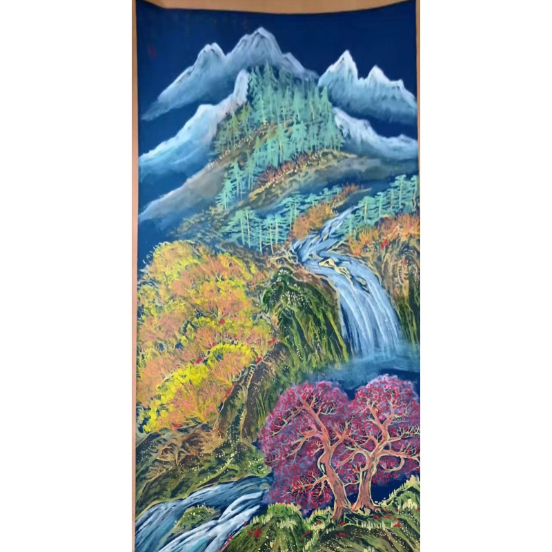 秋山胜景图AB01959