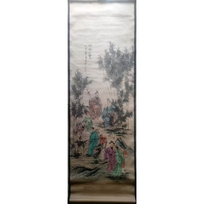 张大千竹林七贤AH0717