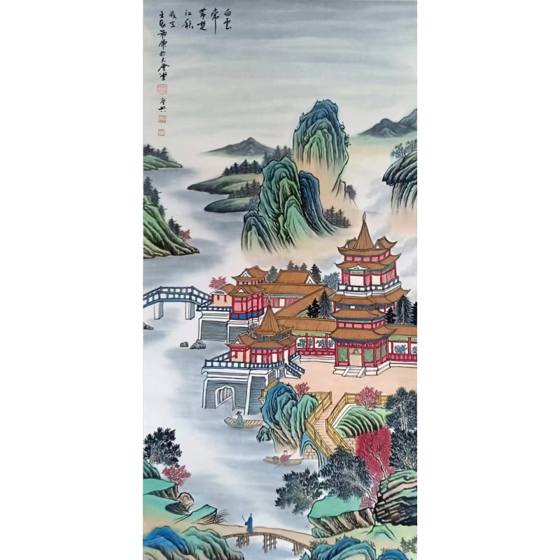 白云常带楚江秋AB01971