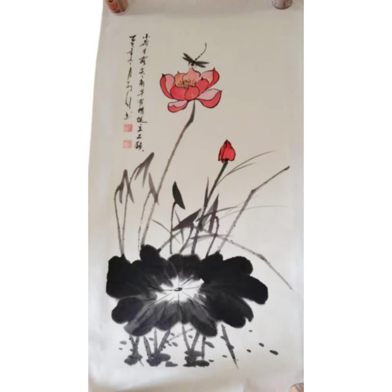 荷花蜻蜓图AB3547