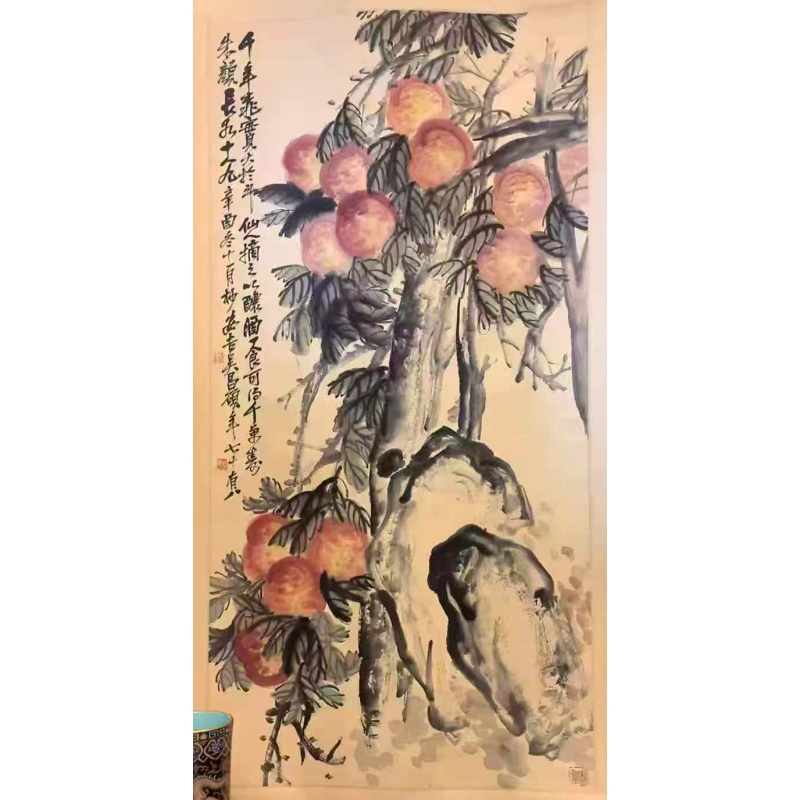 寿桃山石图AB02000