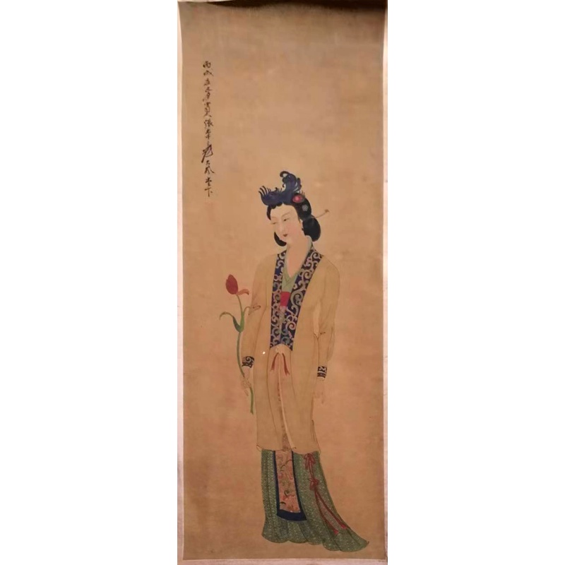 张大千  仕女图AD7666