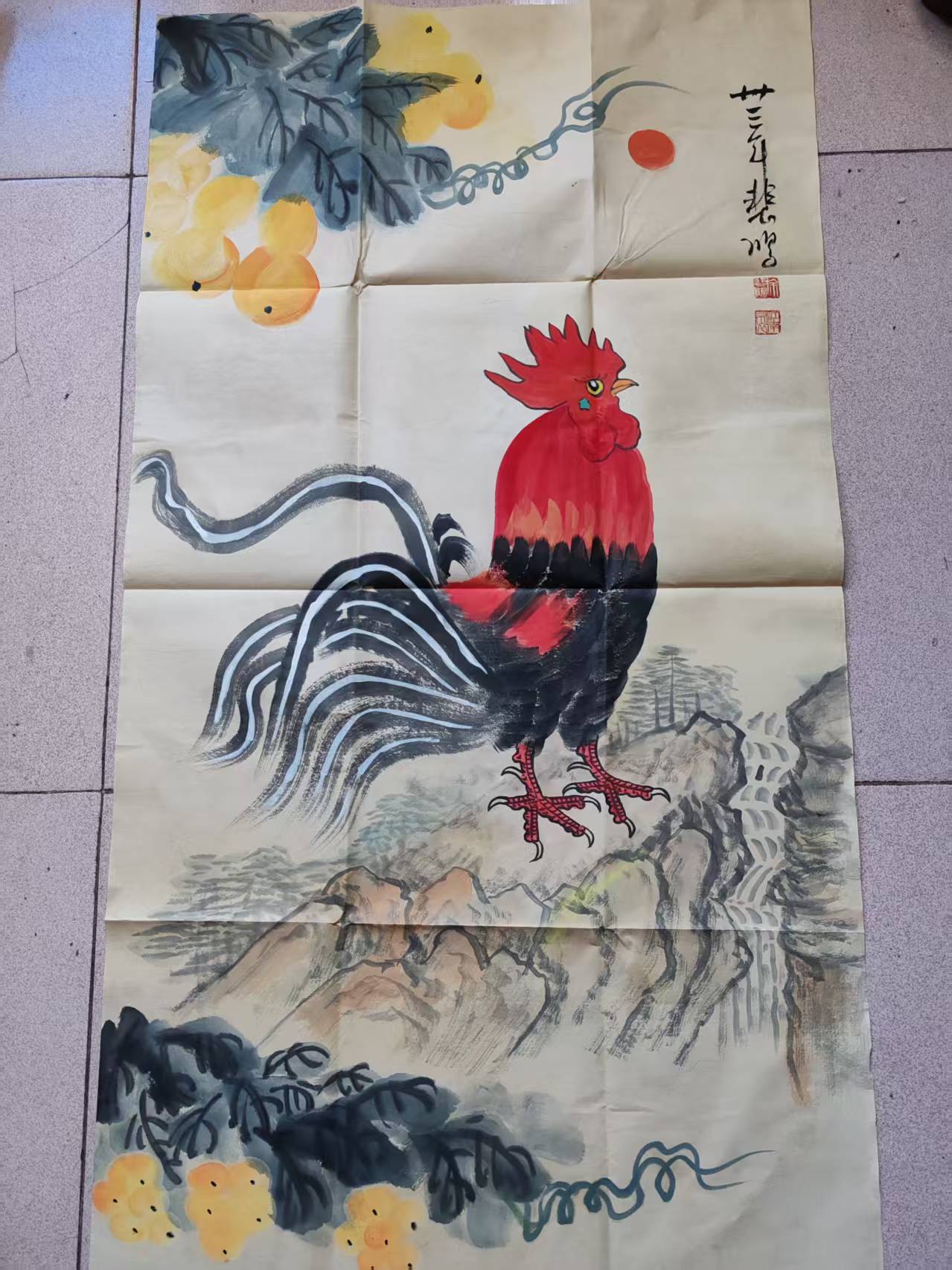 徐悲鸿雄鸡AD7604