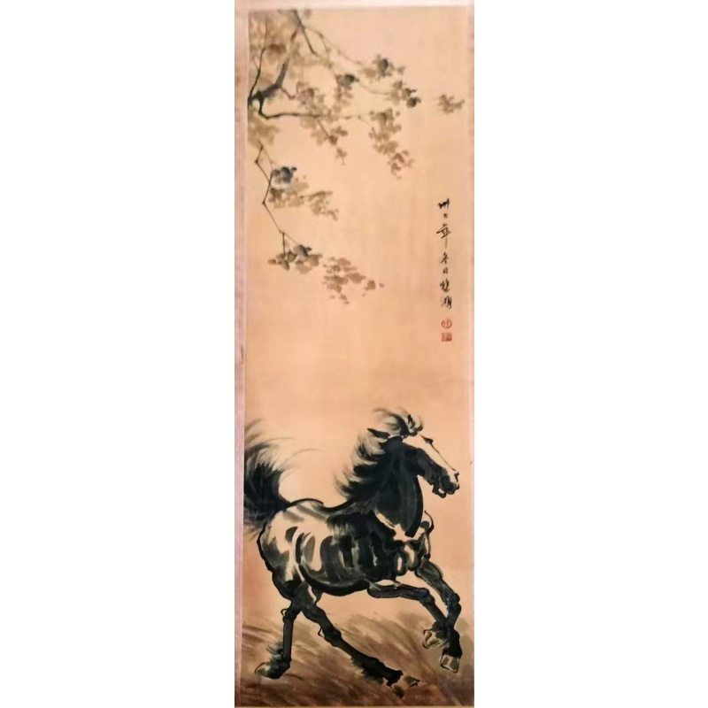 徐悲鸿  奔马图AD7665