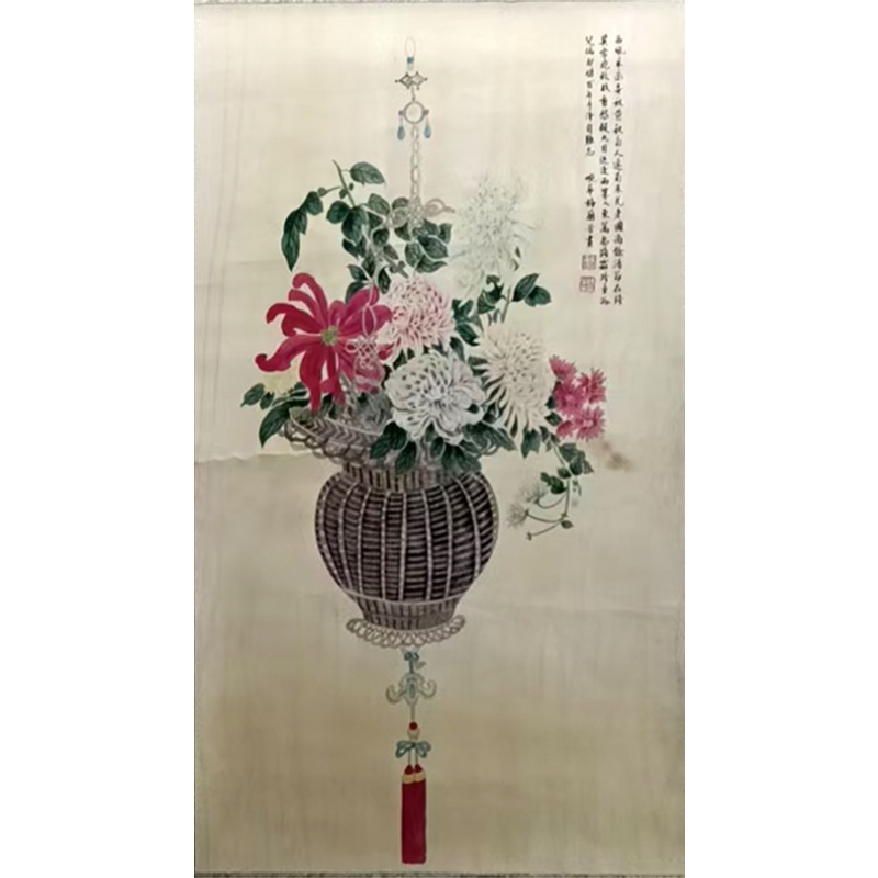 梅兰芳花鸟清供图AD7740