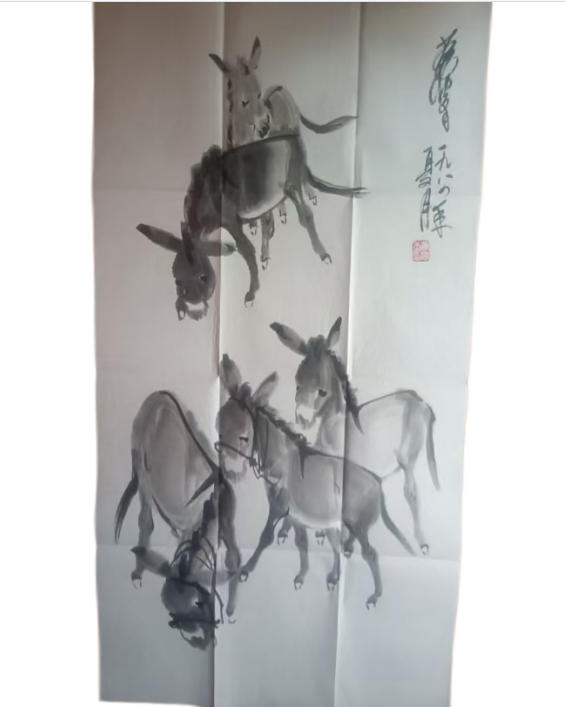 黄胄五驴图AD7813