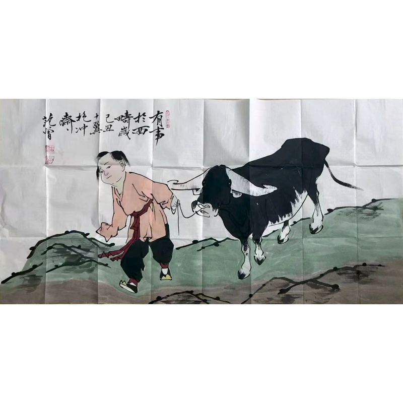 牧童牧牛图AB3658