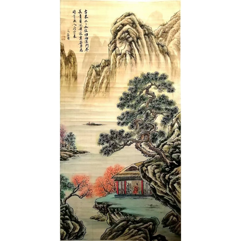 文徵明山水立轴AB3670