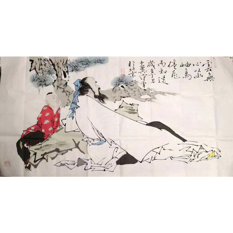人物山水文人画AB01809