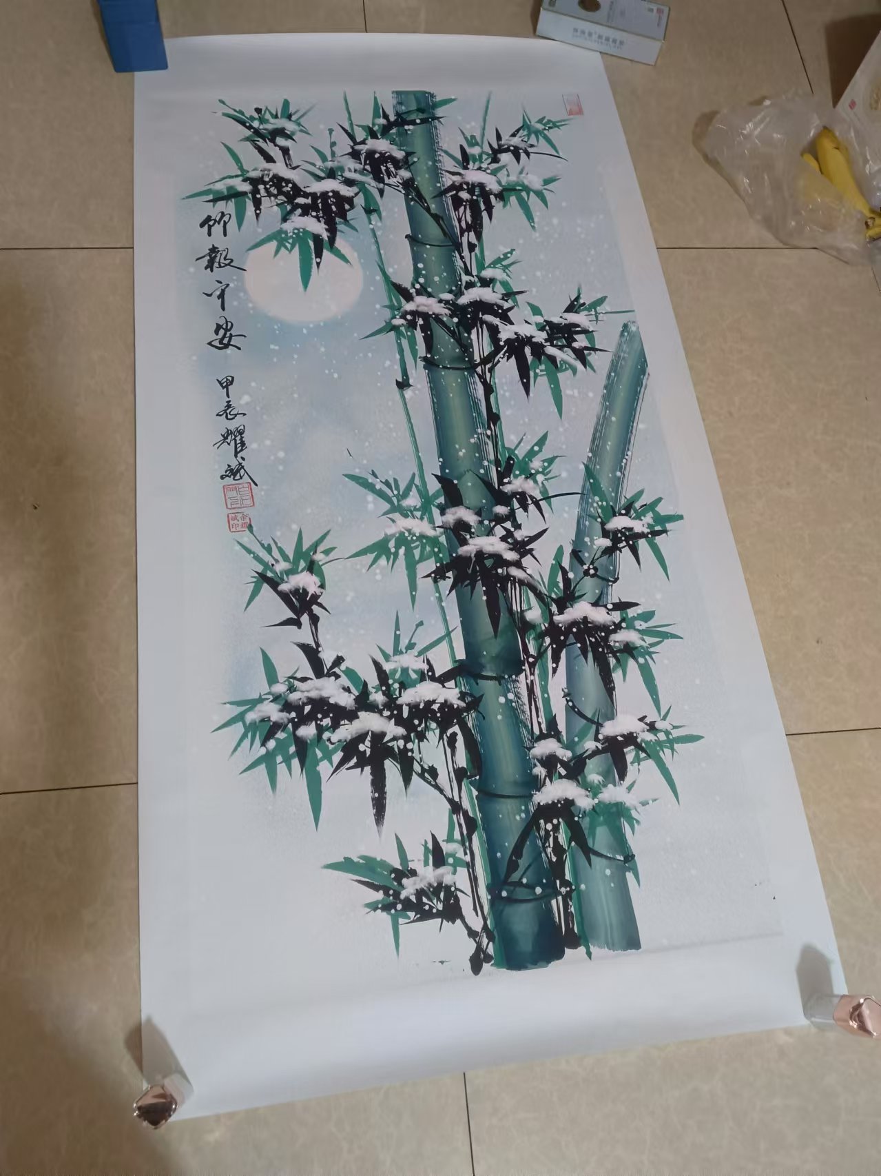 余耀斌《竹报平安》AD7880