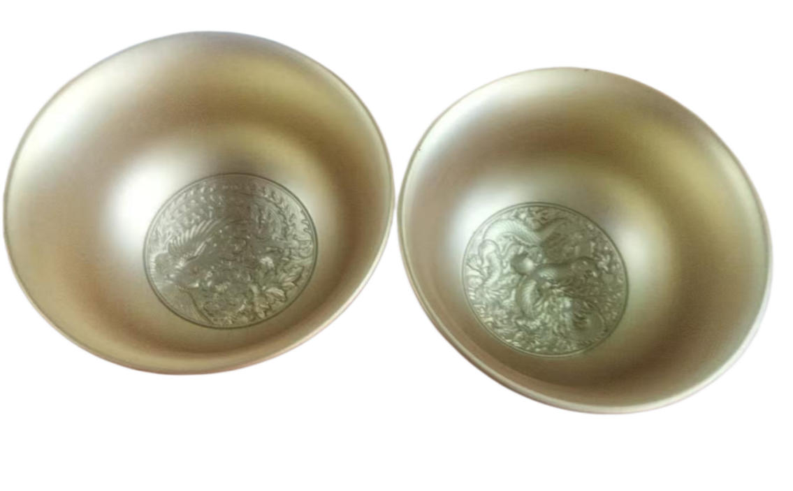 龙凤金碗一对AD8114