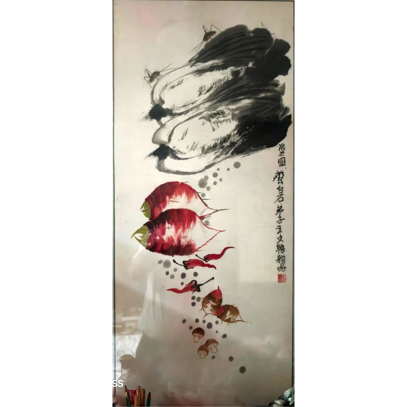 蔬果草虫图（白菜辣椒）AE1627