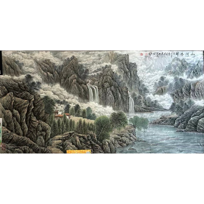 山河春晖画卷AB3848