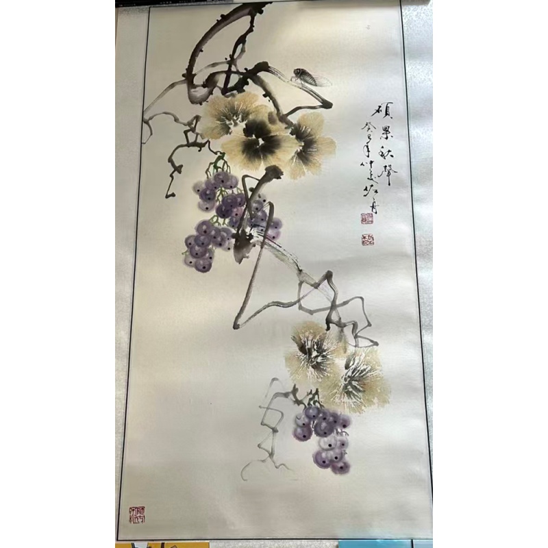 硕果秋声画卷AB3849
