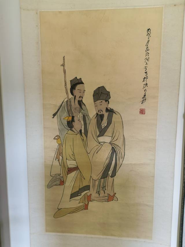 张大千苏氏三高图