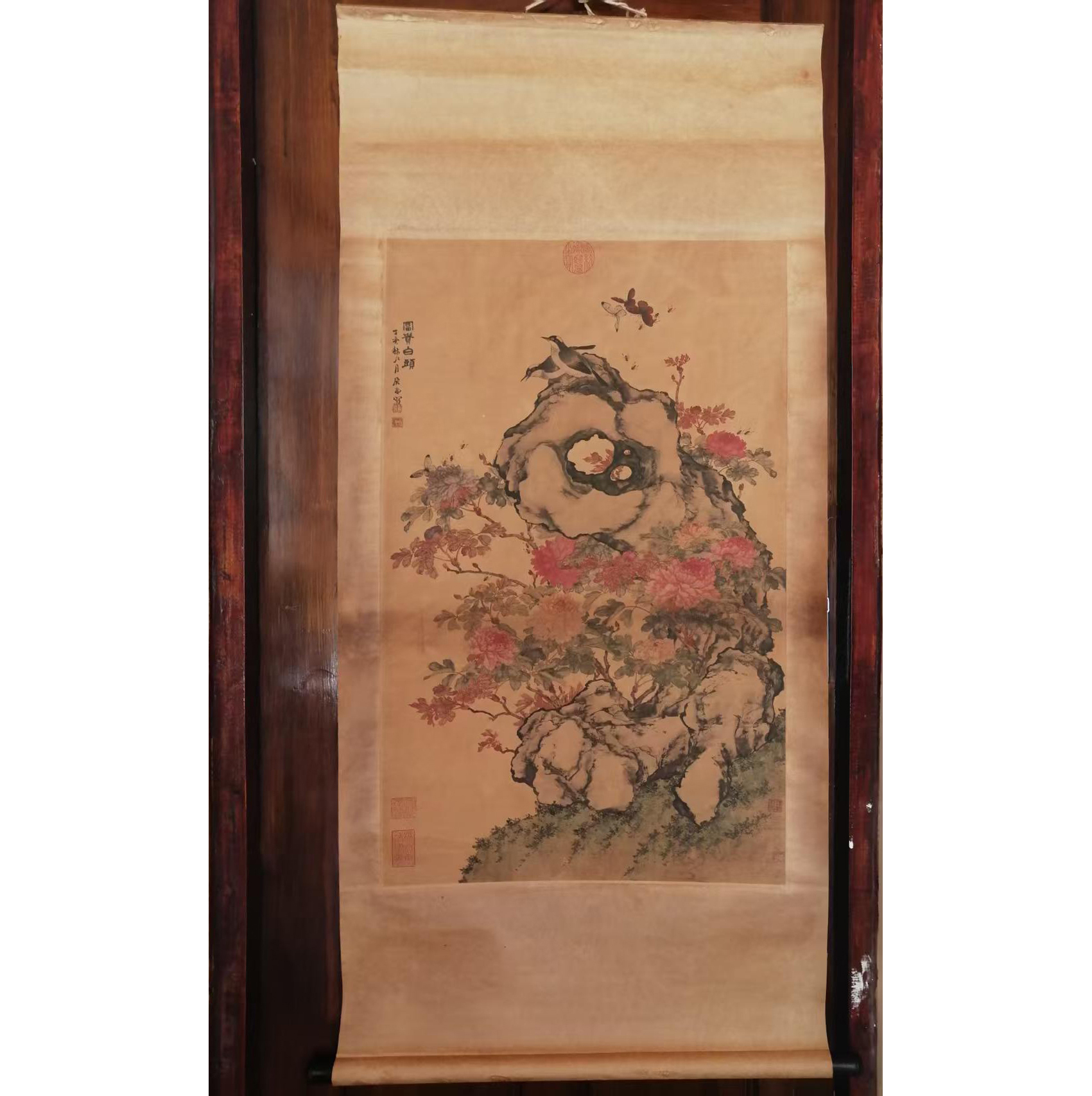 居廉  富贵白头图AD8299