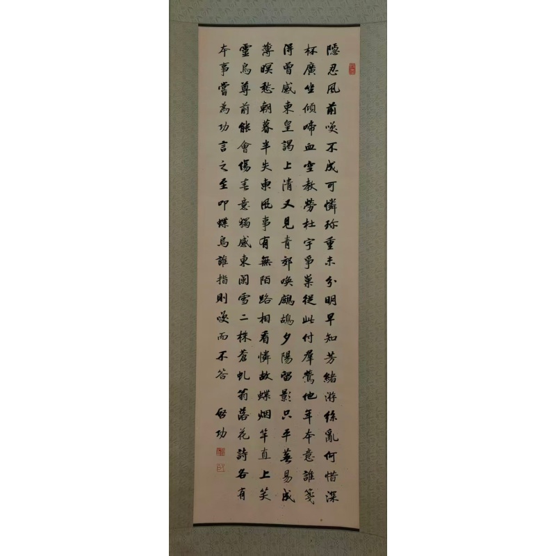 启功书法立轴AC6206