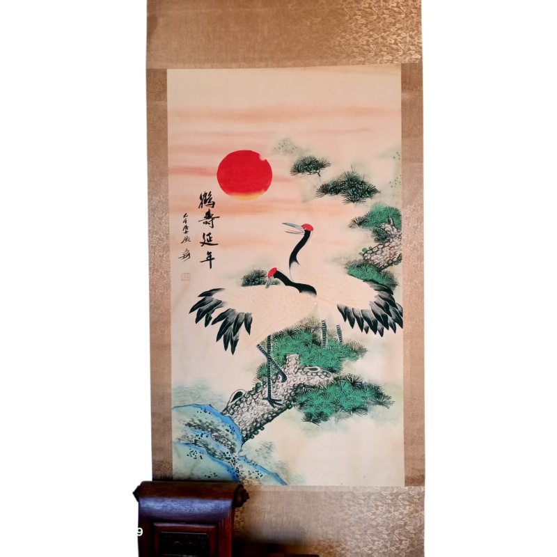 张大千鹤寿延年AK1373