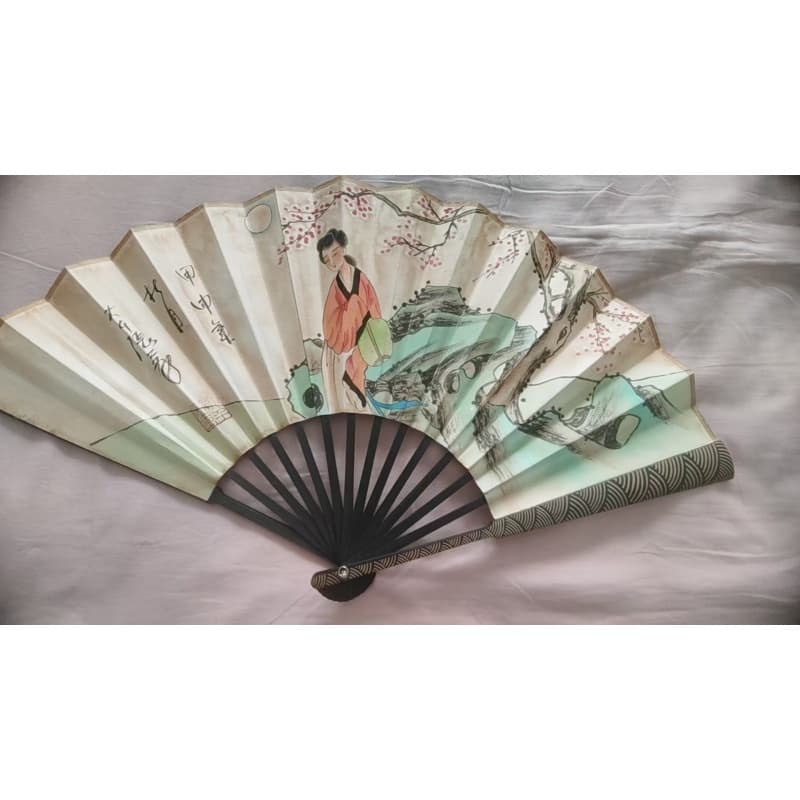 张大千仕女扇子AD8522