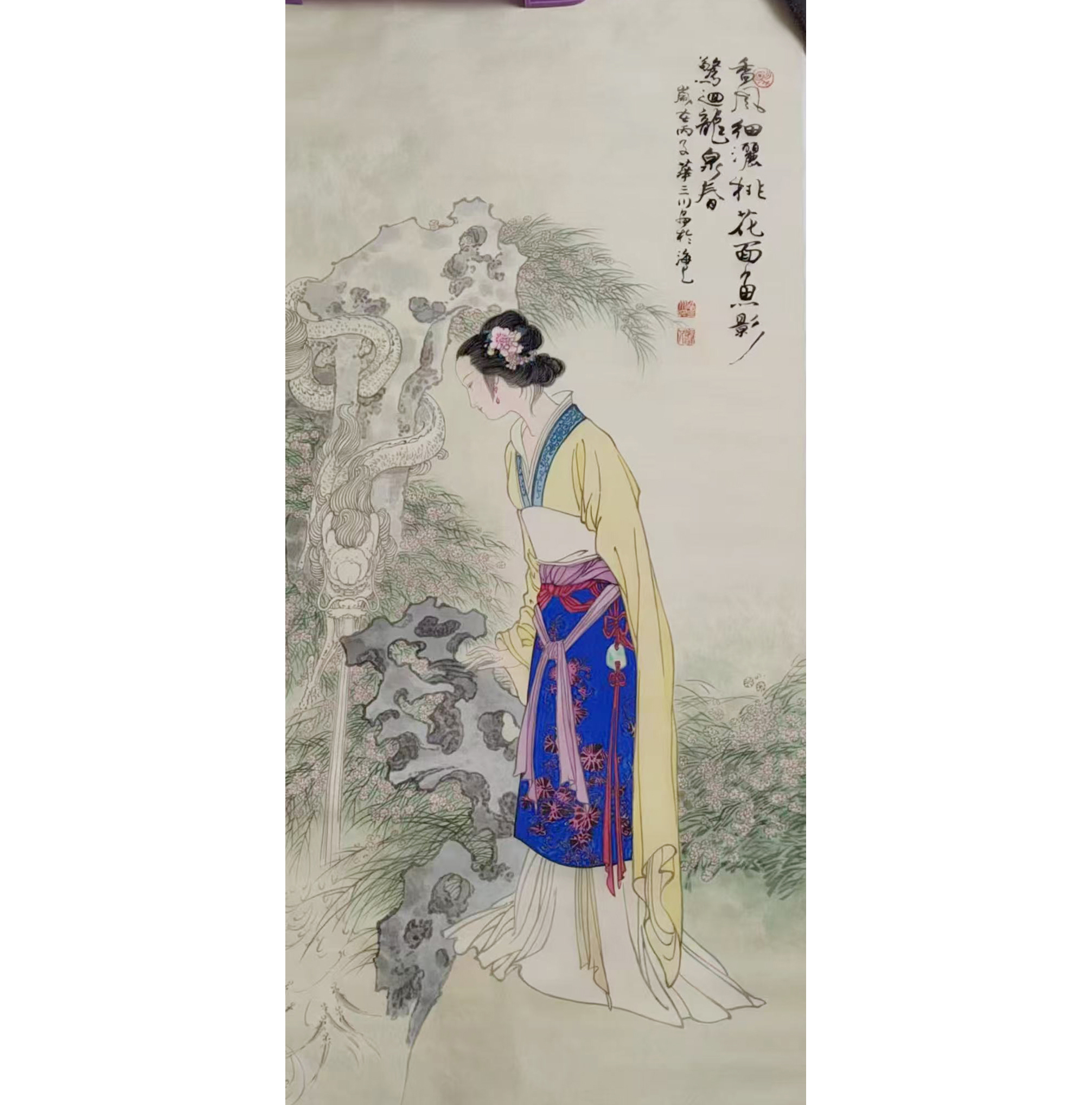 华三川  工笔古典仕女图AD8426