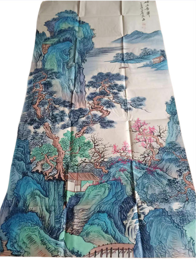 张大千山水画AD8561