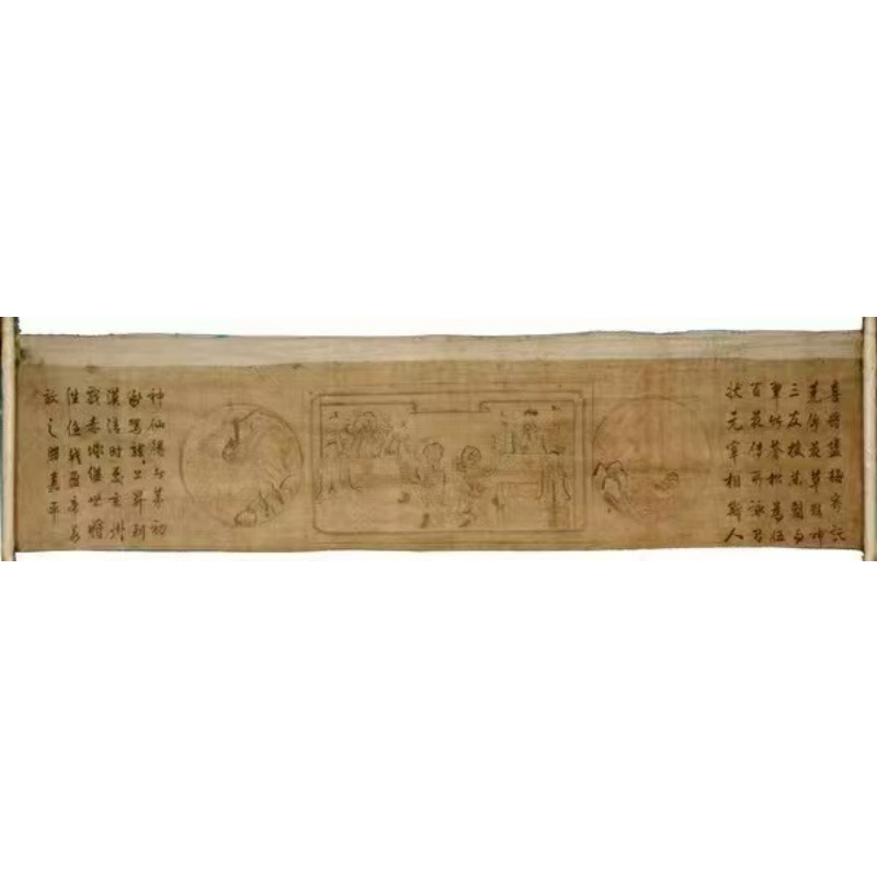 古代绢本字画AD8673