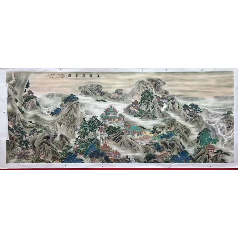 江楼胜景图AB4192