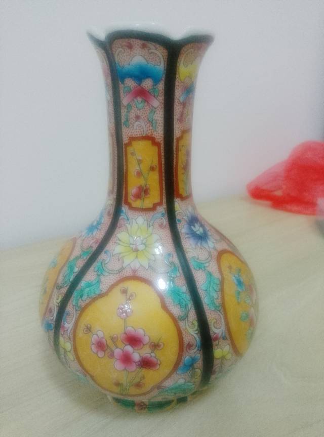 清代五彩瓷瓶AC1264