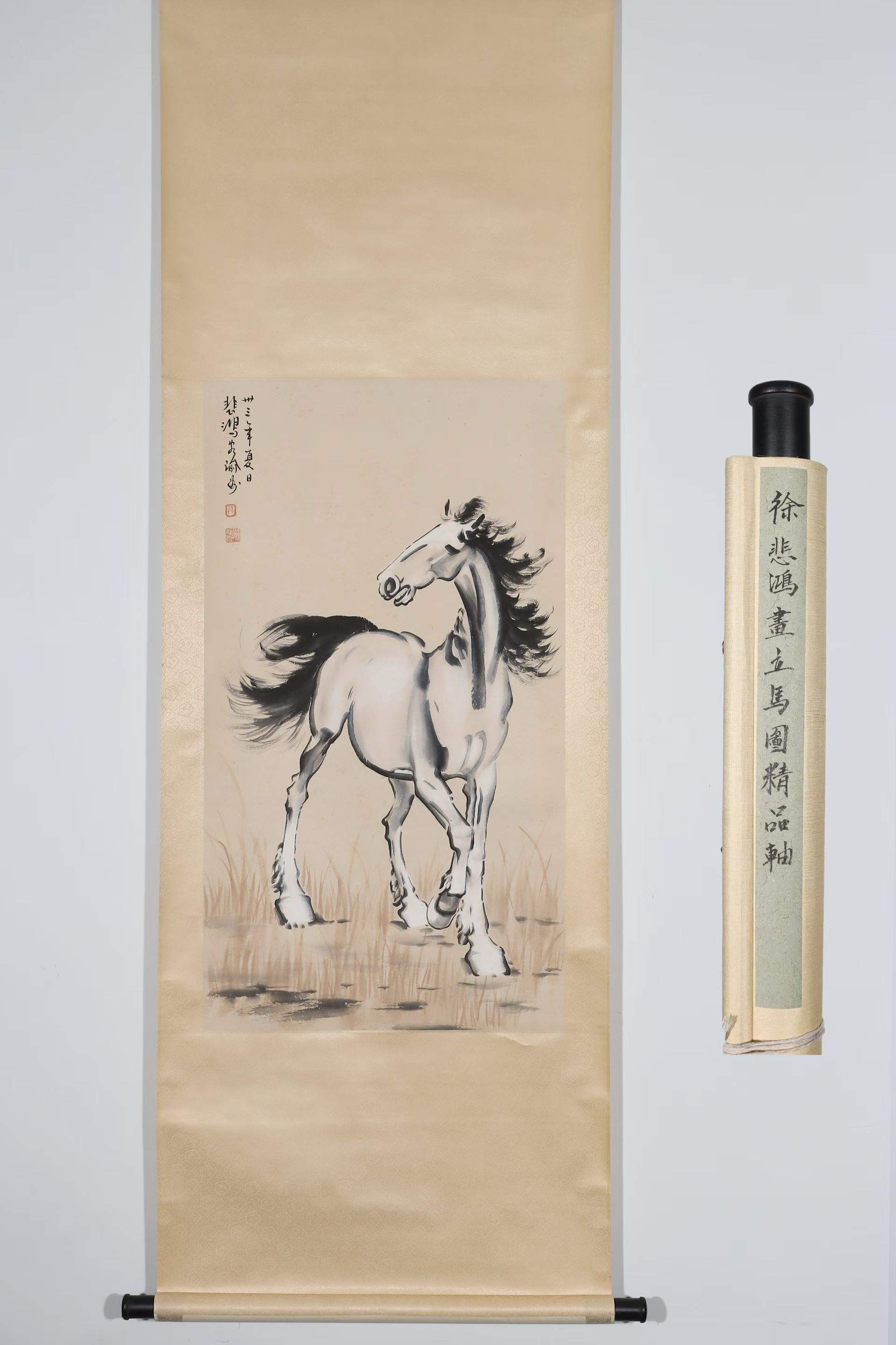 徐悲鸿  立马图AD8930