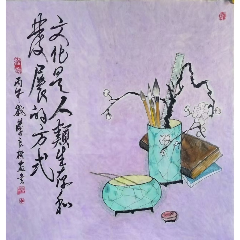文房清供梅花小品AC1573