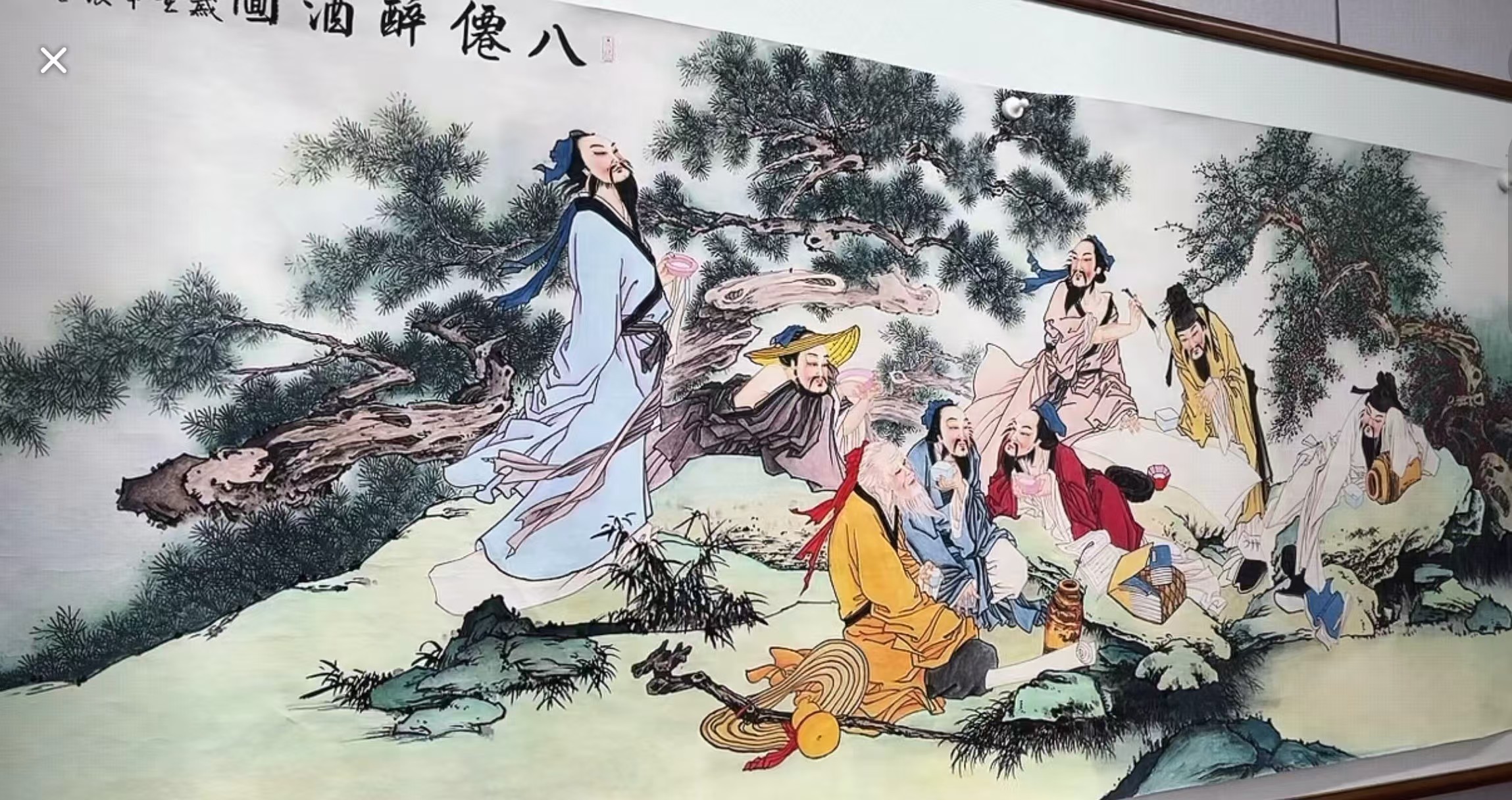 王墨生   八仙醉酒图AD2215