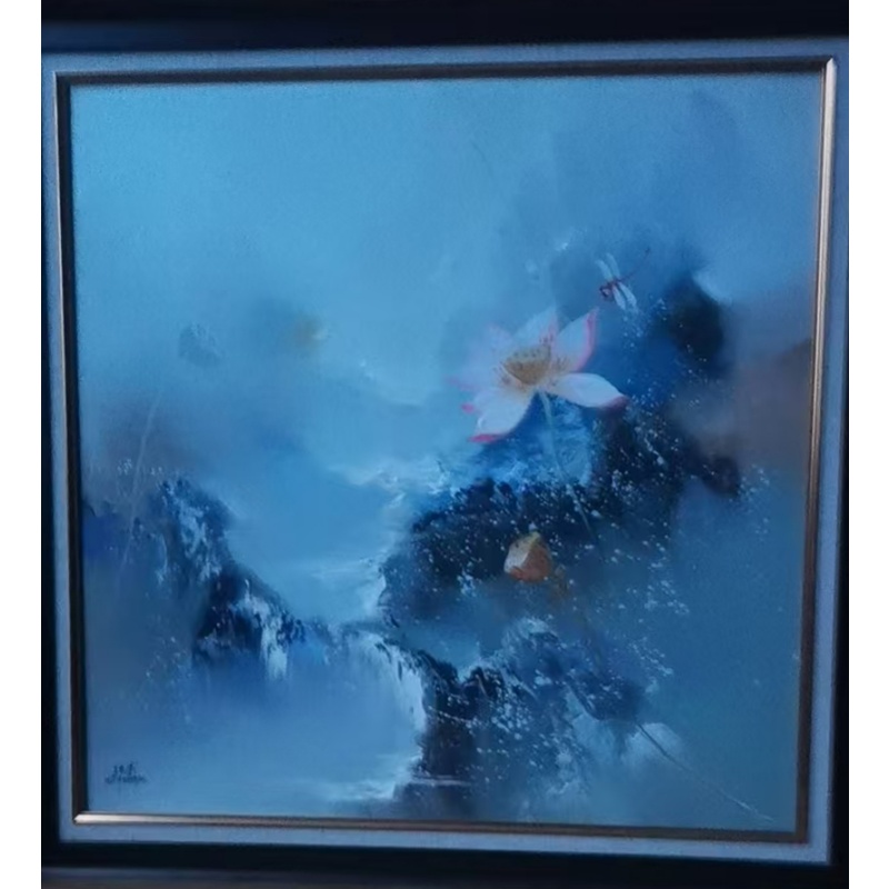斗方带框油画AC1826