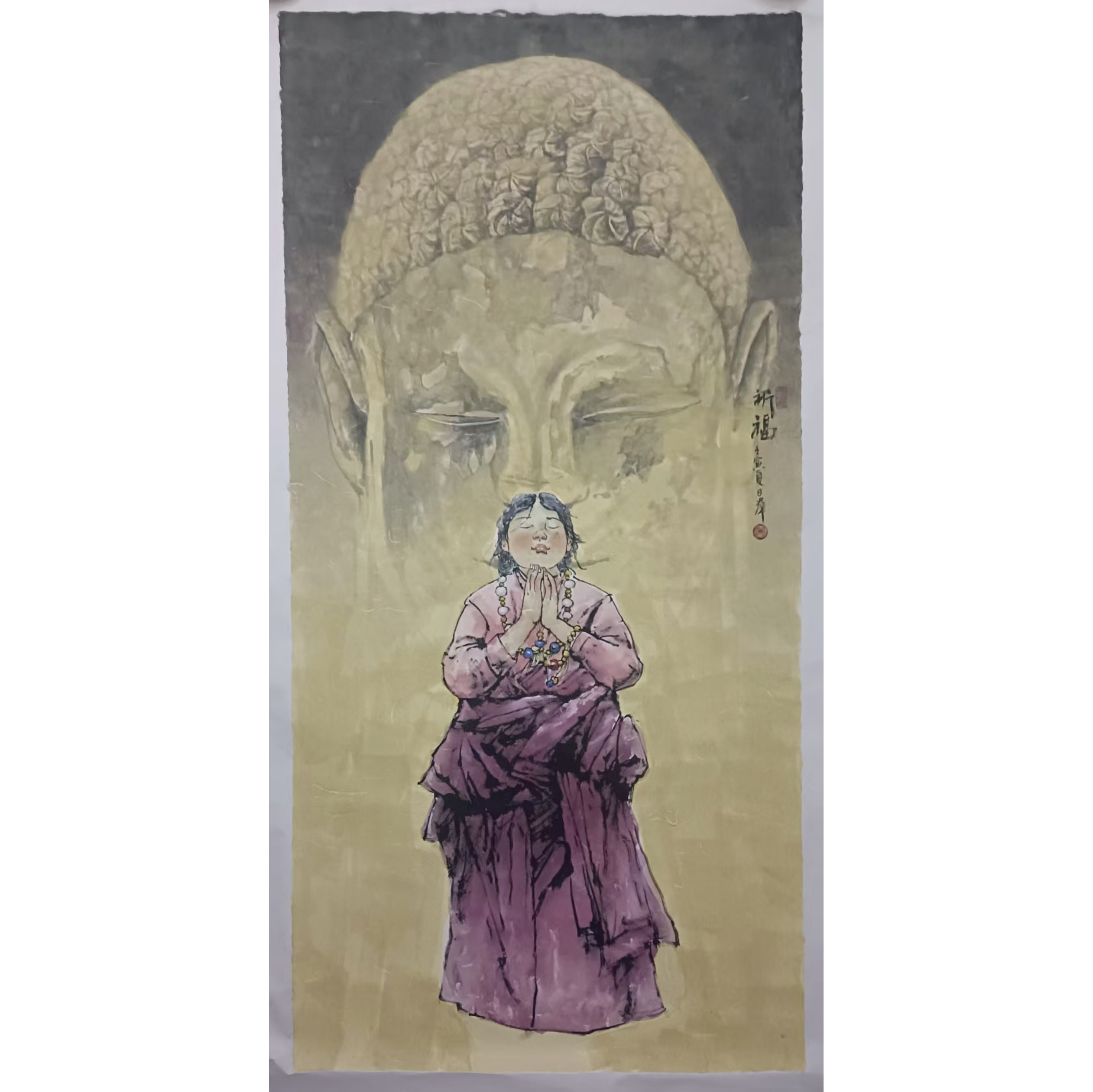 覃日群《祈福》AD9190