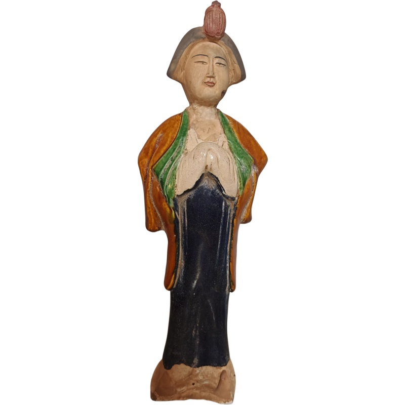 唐三彩胖仕女俑AG1876