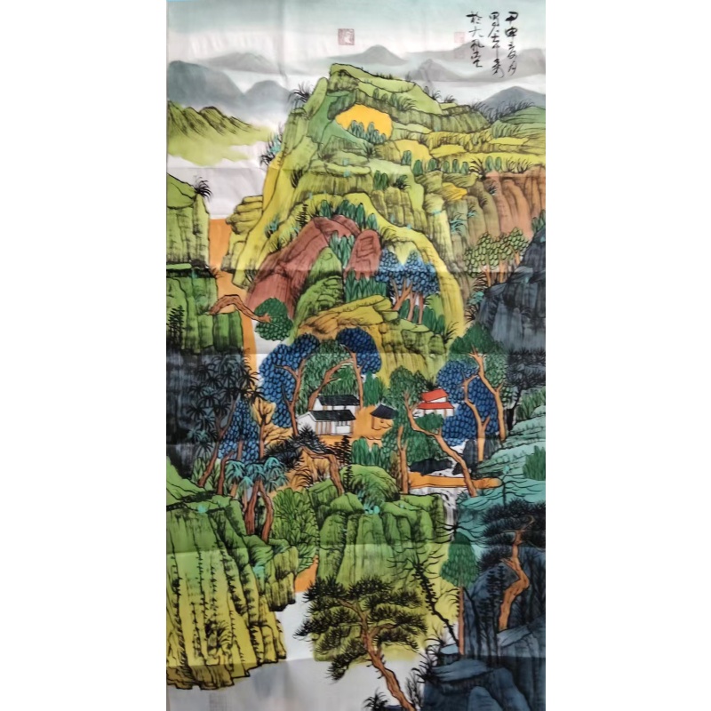青绿山居图AB4790