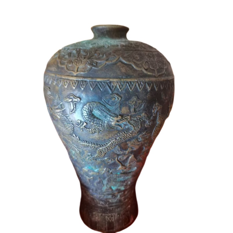 铜制九龙纹梅瓶AC1250
