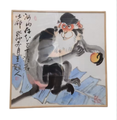 王冠人猴画AD9296