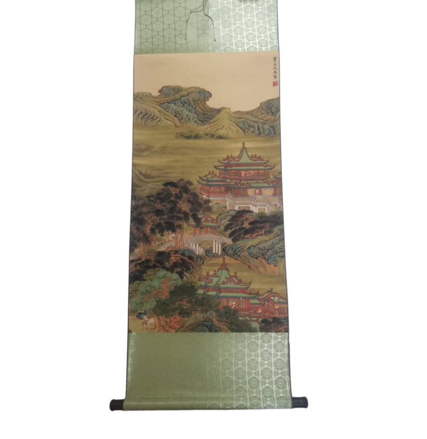仇英  仙山楼阁图AD2300